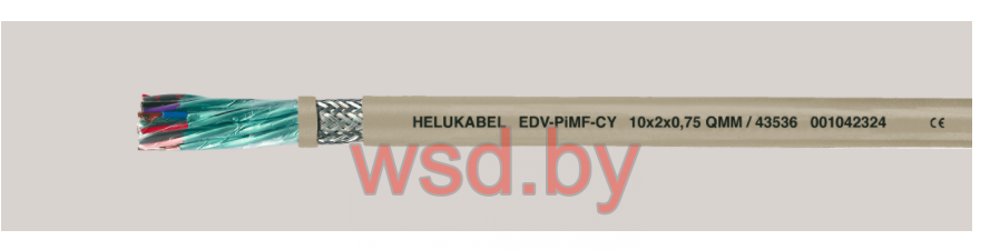 Кабель EDV-PiMF-CY 10x2x0.5